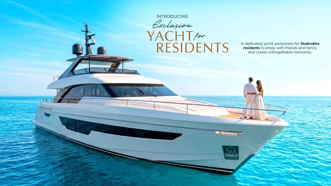 Private Yacht at Shahrukhz Residences Dubai